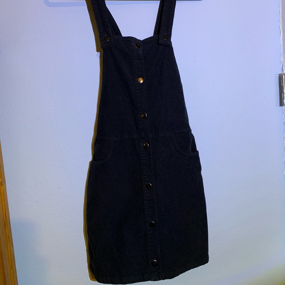 Black Zara Corduroy Overall - Picture 3 of 7